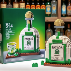 patron buidling blocks bottle