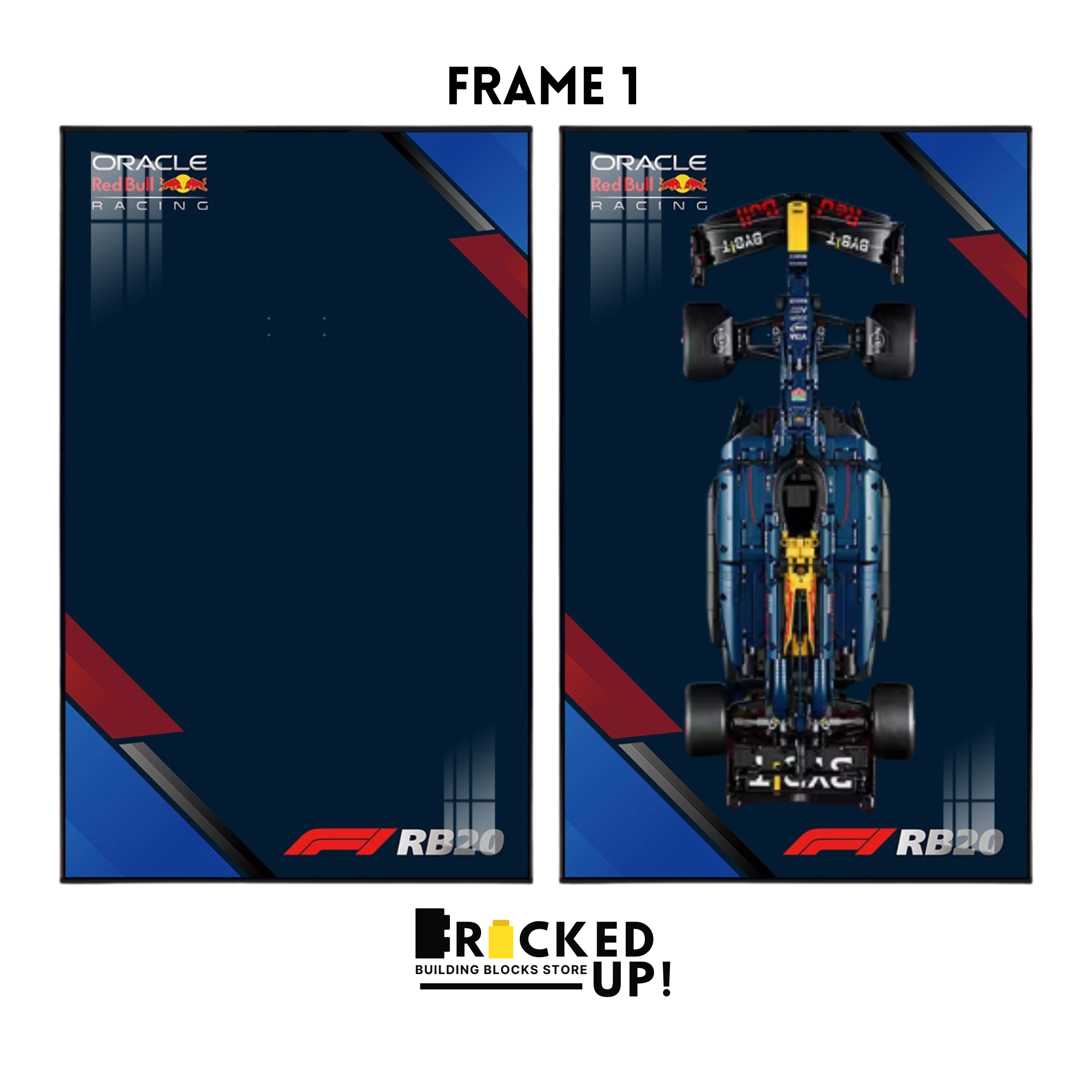 display frame for redbull rb20 f1 set (car not included) display frame for redbull rb20 f1 set (car not included)