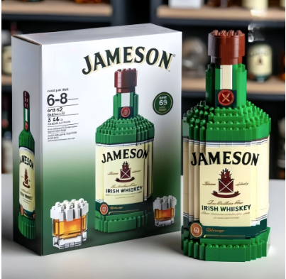 jameson buidling blocks bottle jameson buidling blocks bottle