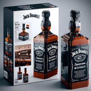 jack daniels buidling blocks bottle