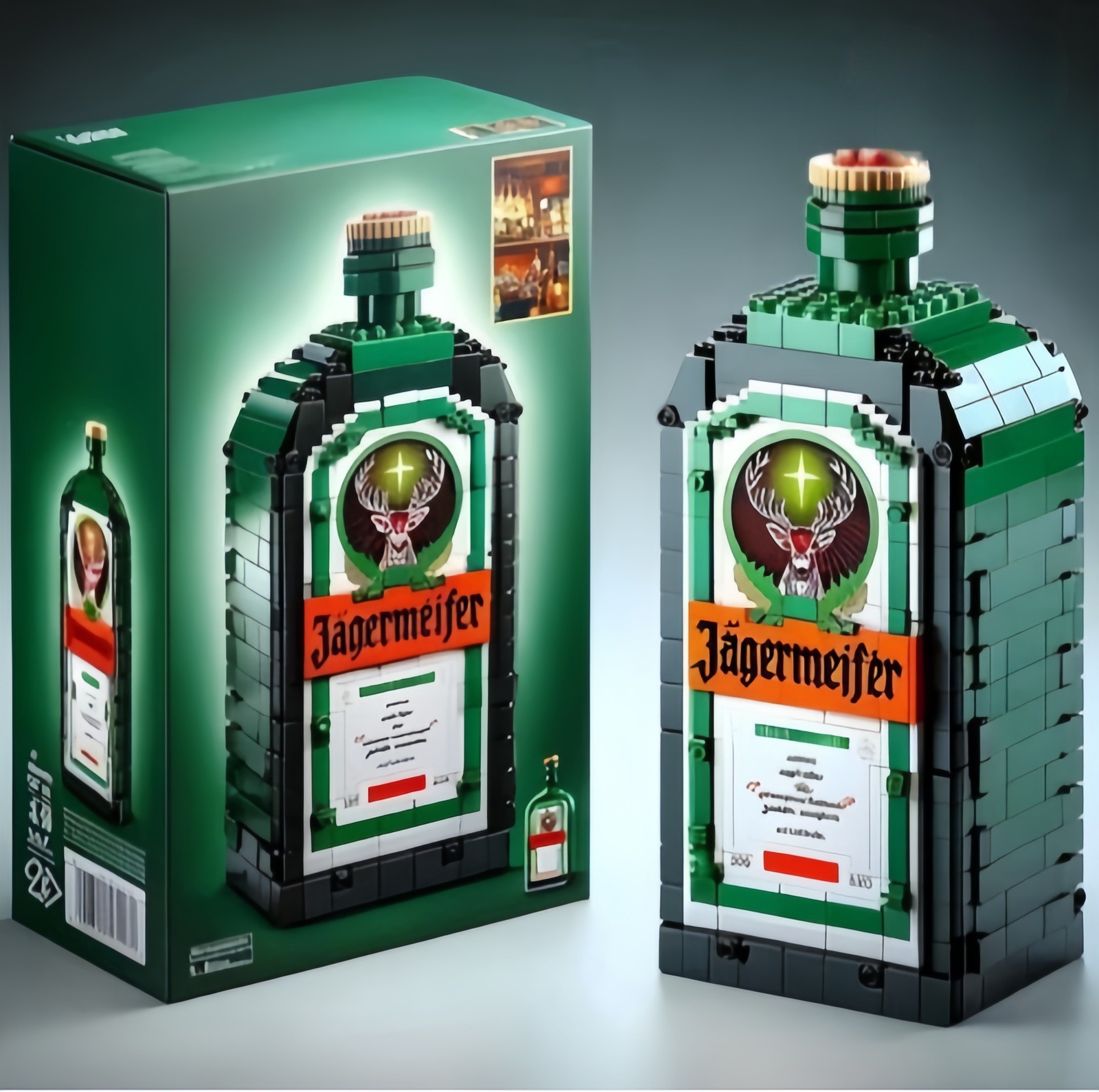 jagermaister buidling blocks bottle jagermaister buidling blocks bottle