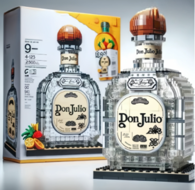 don julio buidling blocks bottle don julio buidling blocks bottle