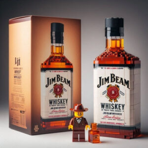 jim beam buidling blocks bottle
