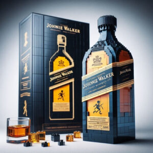 johnnie walker buidling blocks bottle