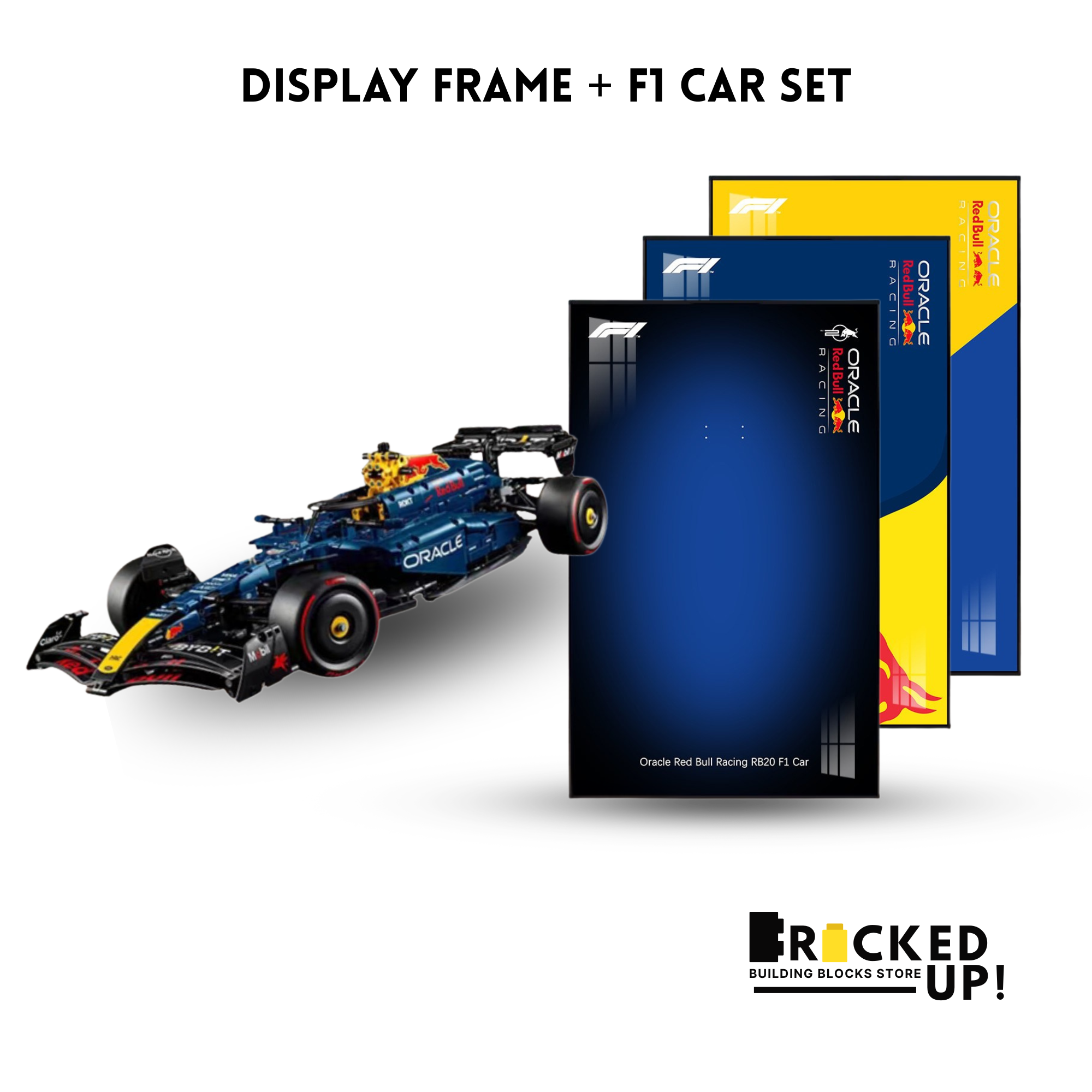 f1 bundle: redbull rb20 + display frame f1 bundle: redbull rb20 + display frame